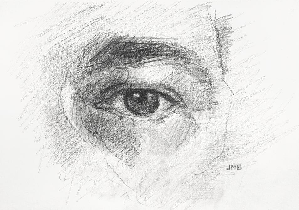 Eye Study in Graphite 