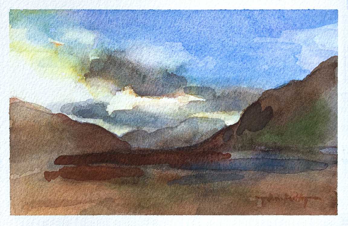 Highlands - Bright Clouds by Jason Michael Bentley, Image 1.