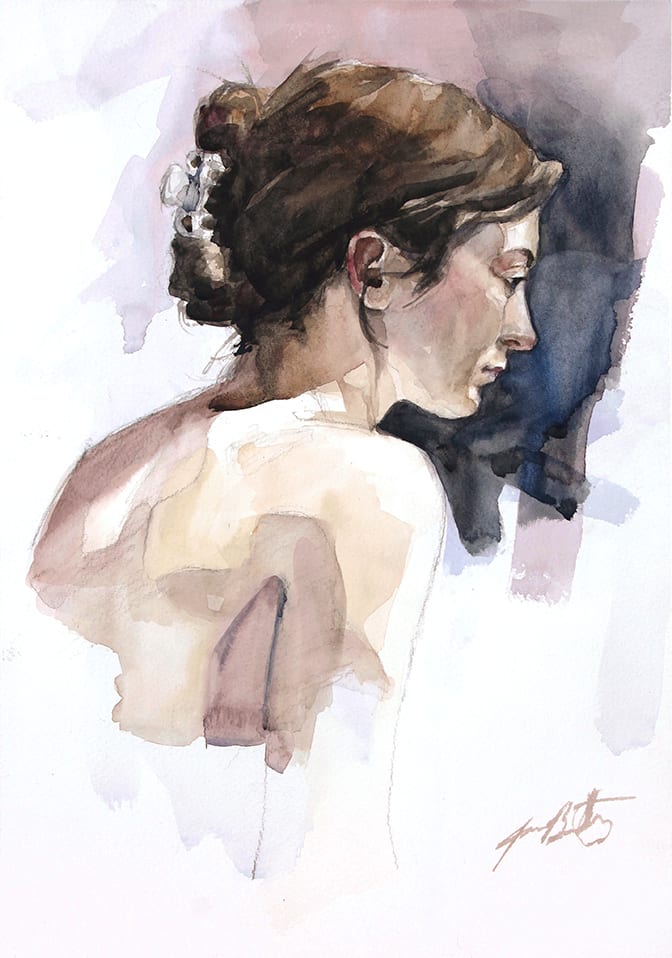 Study of A Young Woman by Jason Michael Bentley, Image 1.