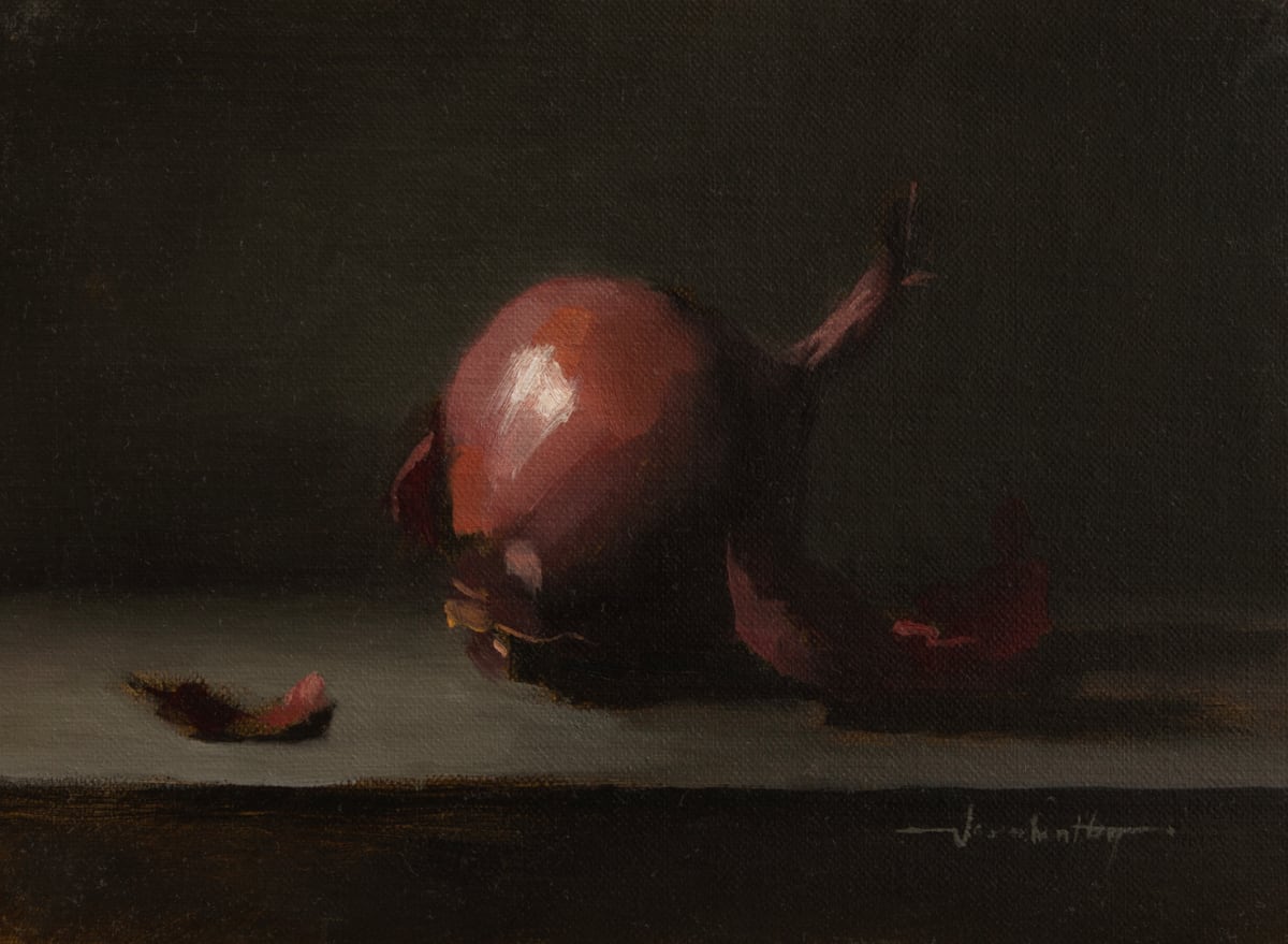 Flaking Red Onion by Jason Bentley 