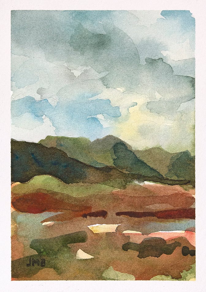 Scottish Highlands Sketch I 