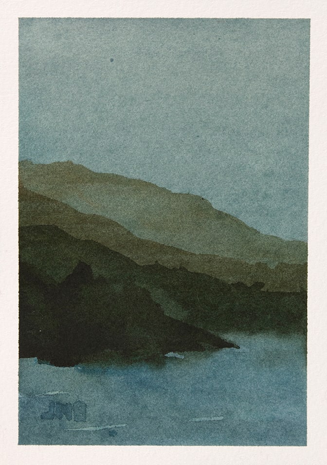 Scottish Highland Sketch IX by Jason Michael Bentley, Image 1.