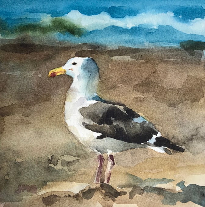 Seagull On The Beach by Jason Michael Bentley, Image 1.