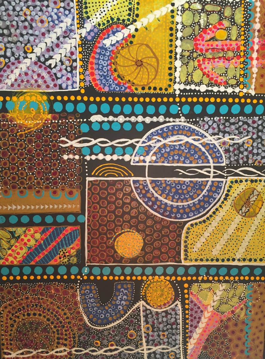 Informed by Aboriginal Artwork by Judy Stone, Image 1.