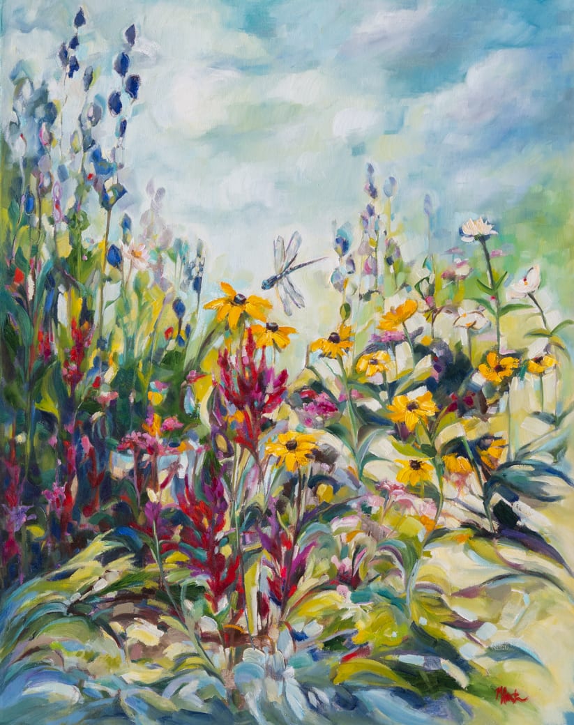 Garden visitor by Michelle Austen 