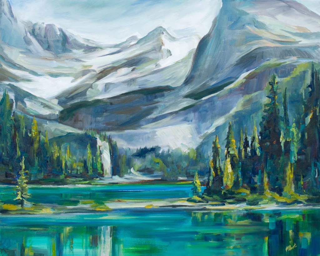 Sargents point, Lake O'Hara, Image 1.