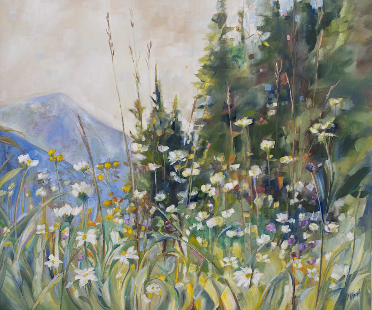 Wildflowers in Glacier National Park by Michelle Austen 