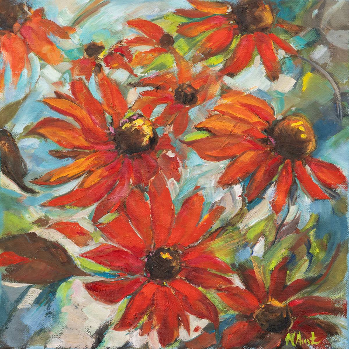 Echinacea Lakota Red by Michelle Austen 