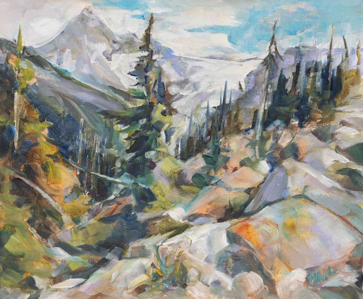 Great Glacier Sketch by Michelle Austen, Image 1.