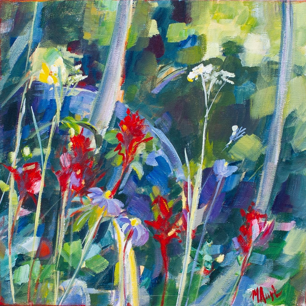 Wildflowers at my feet 1 by Michelle Austen 