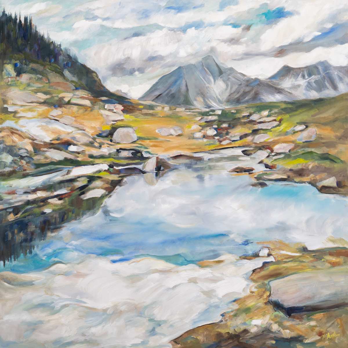 Abbotts Ridge ascent by Michelle Austen 