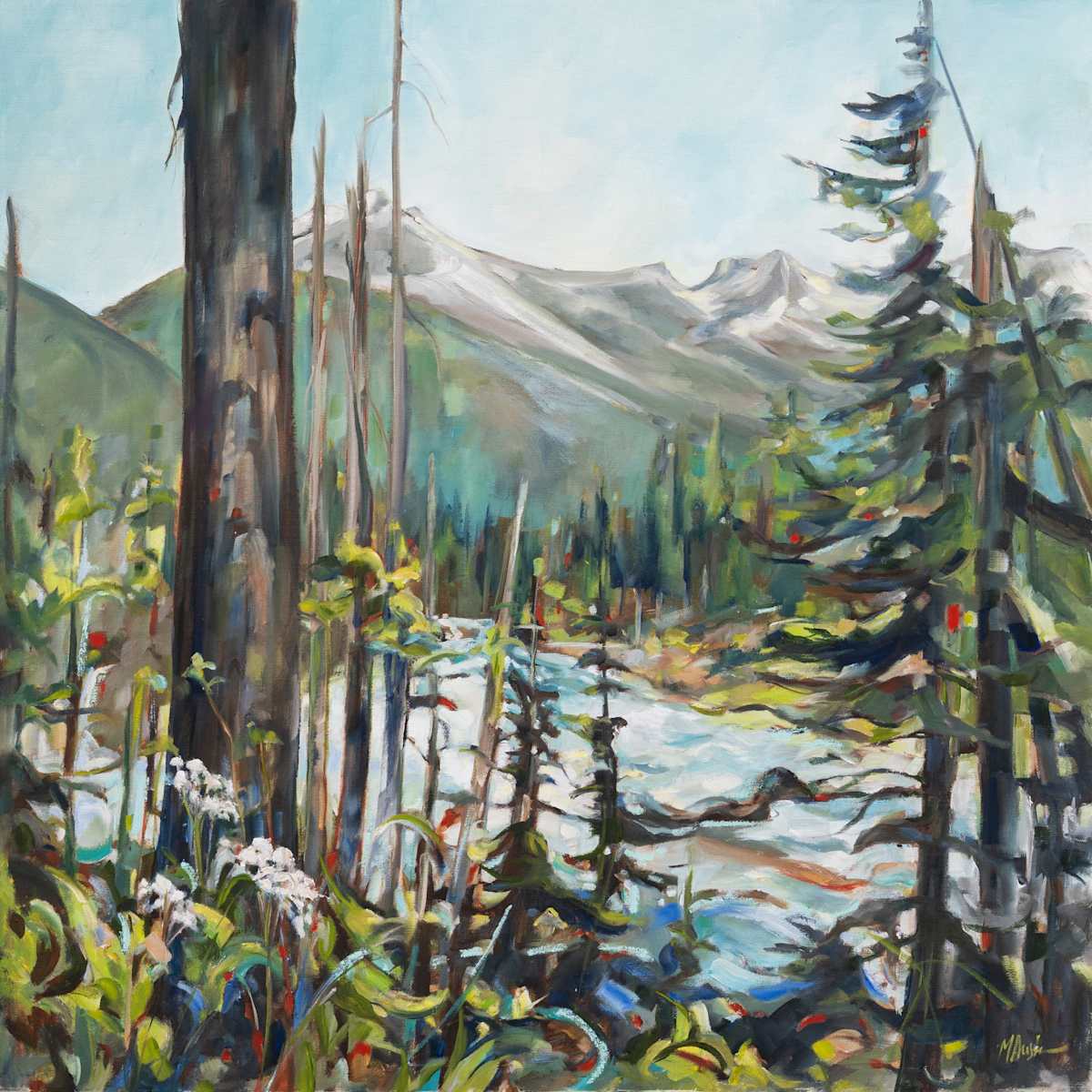Meeting of the waters by Michelle Austen 