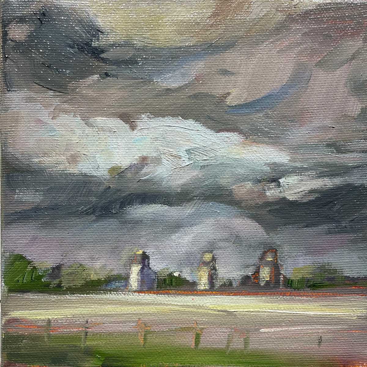 Still standing , Mossleigh, AB, Image 1.