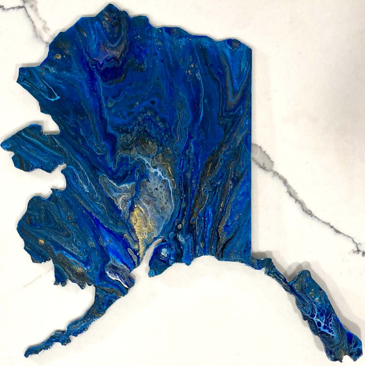 Alaska, Blue & Gold, Image 1.