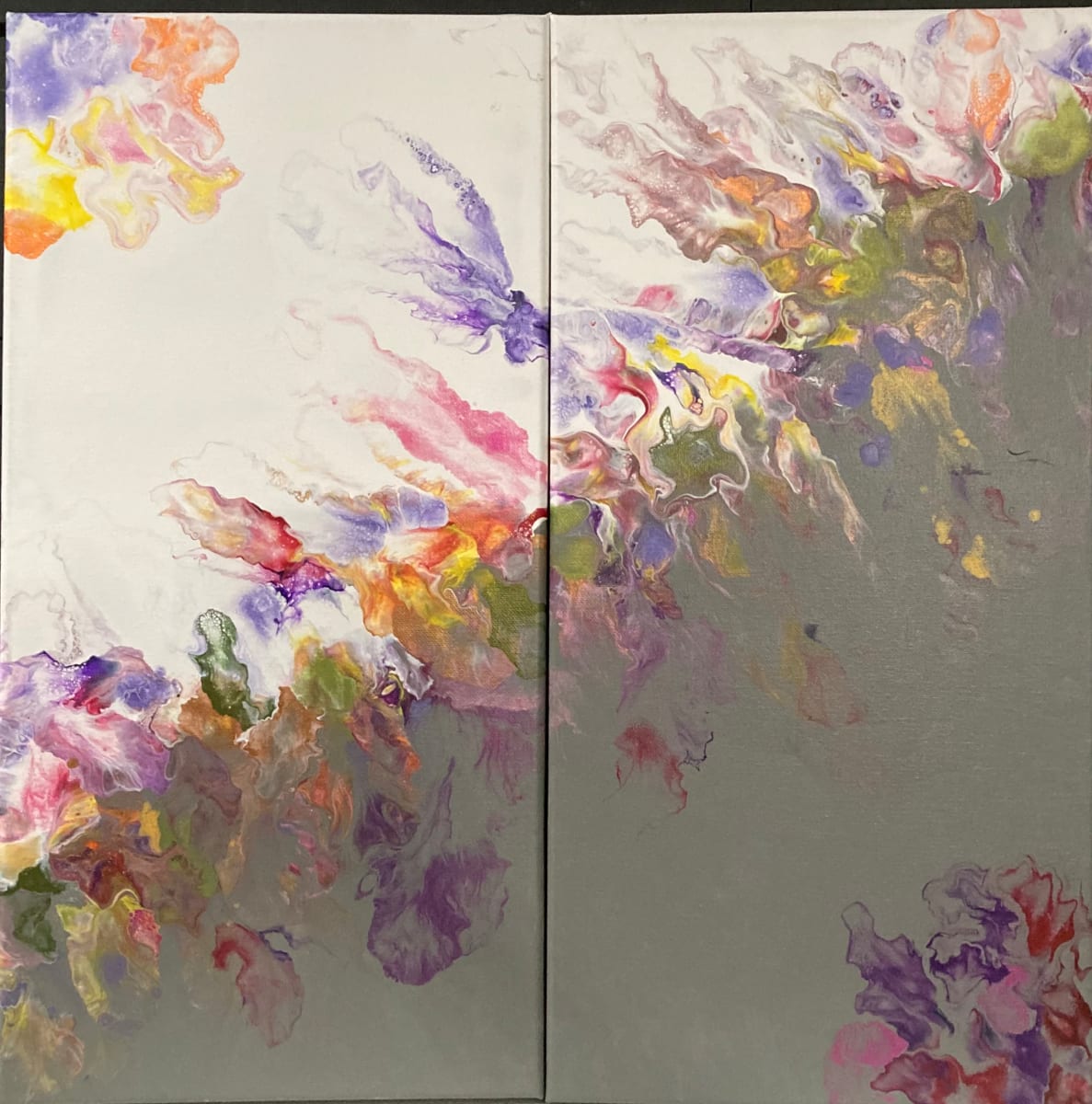 Dutch Flowers Diptych, Image 1.