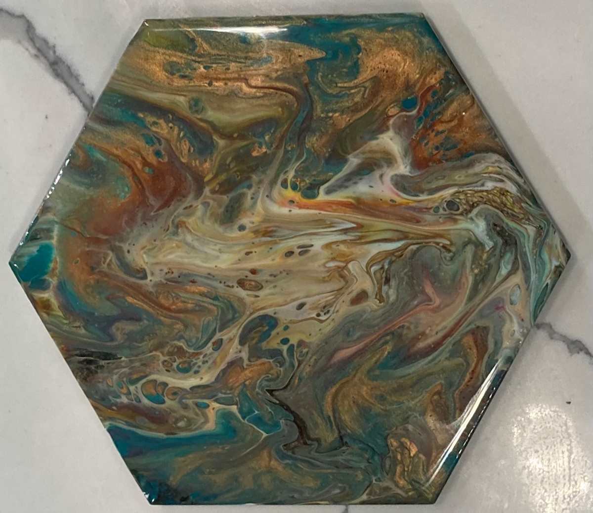 Trivet: Muted Turquoise, Image 1.