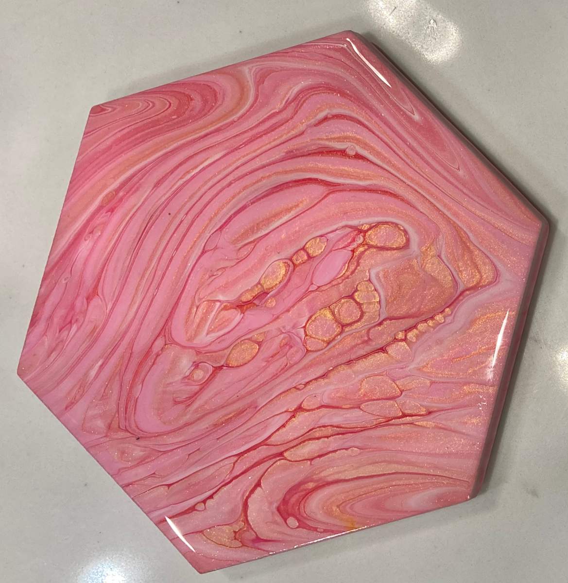 Trivet: Pinks, Image 1.