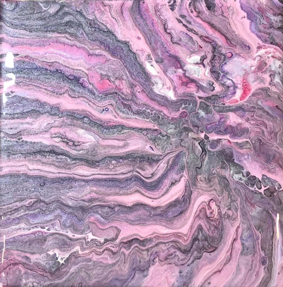 Pink & Silver Rays, Image 2.