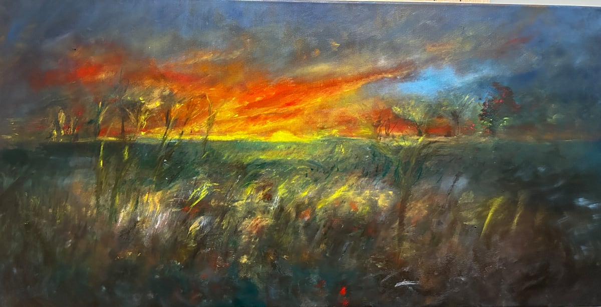Sunrise Over The Fields by Wayne Burt  Image: Sunrise Over The Field 