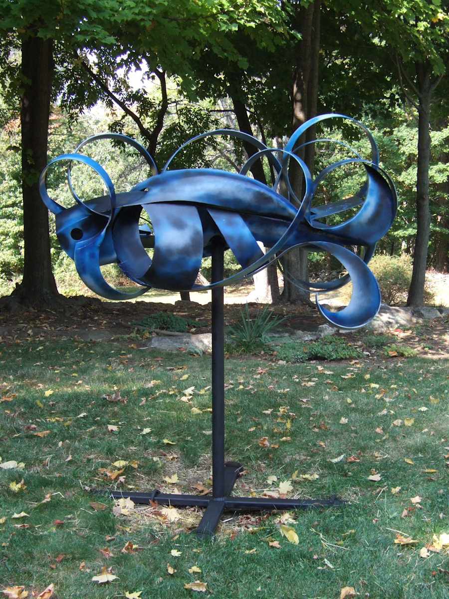 new fish, BLUE FISH by Jerome Harris Parmet, Image 1.