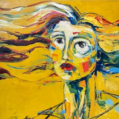 Daughter yellow by Devorah Brinckerhoff, Image 1.