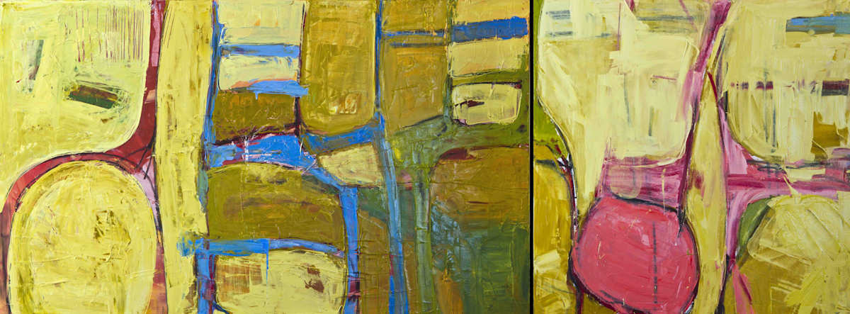 Chairs Diptych by Devorah Brinckerhoff, Image 1.