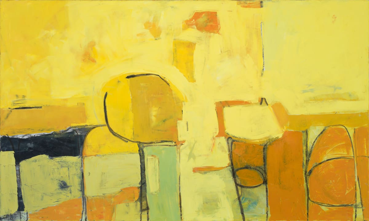 Chairs abstracted (yellow) by Devorah Brinckerhoff, Image 1.