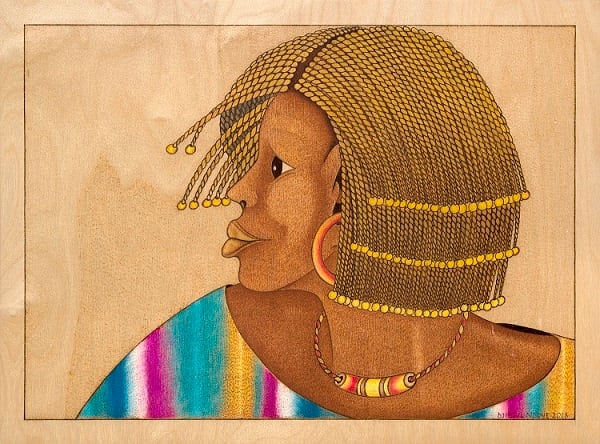 Braided Woman by Djibril N'Doye 