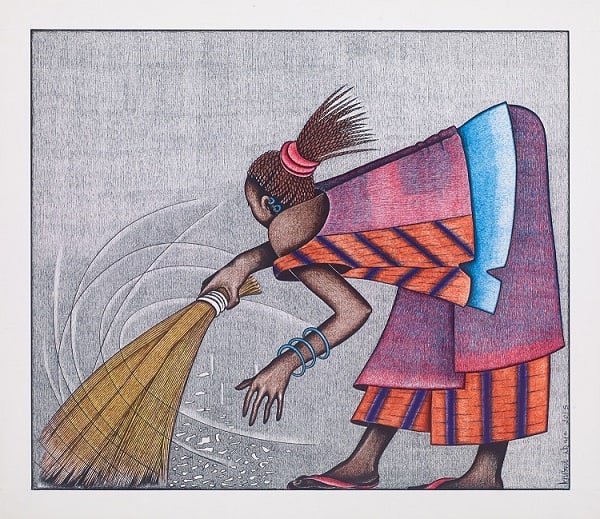 The Sweeper (La balayeuse), Image 1.