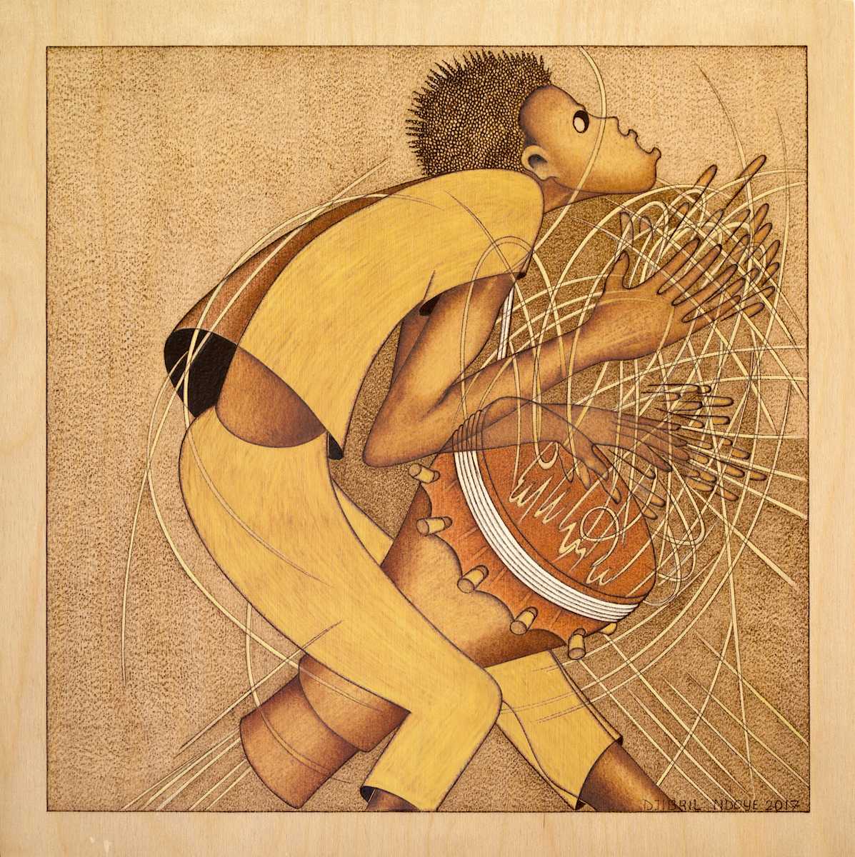 Wind Motion Drumming II by Djibril N'Doye, Image 1.