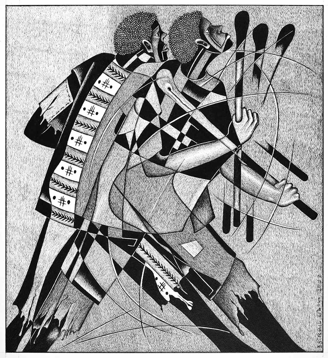 Herders on the Search by Djibril N'Doye, Image 1.
