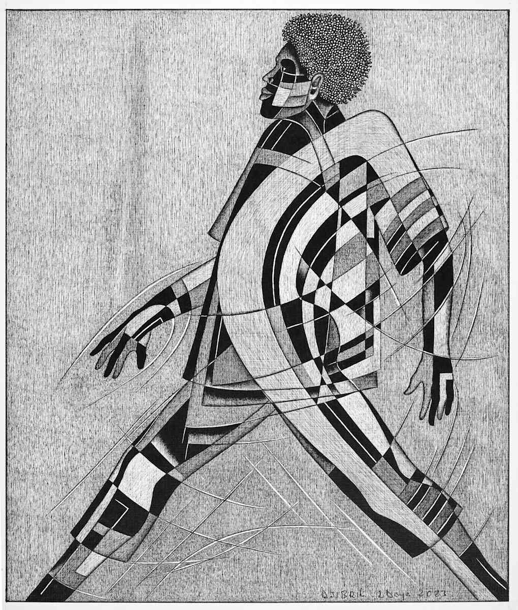The Fast Walk by Djibril N'Doye, Image 3.