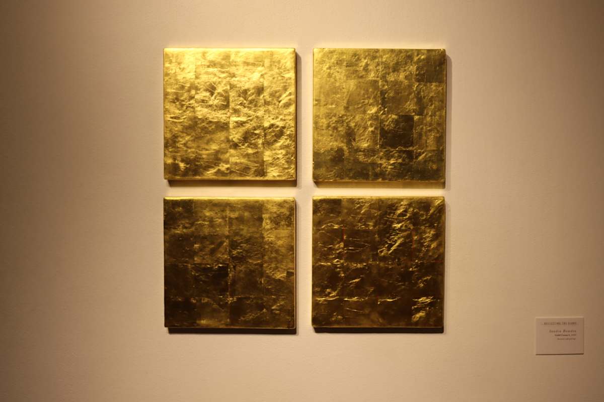 Gold Cross I by Sandra  Bowden 