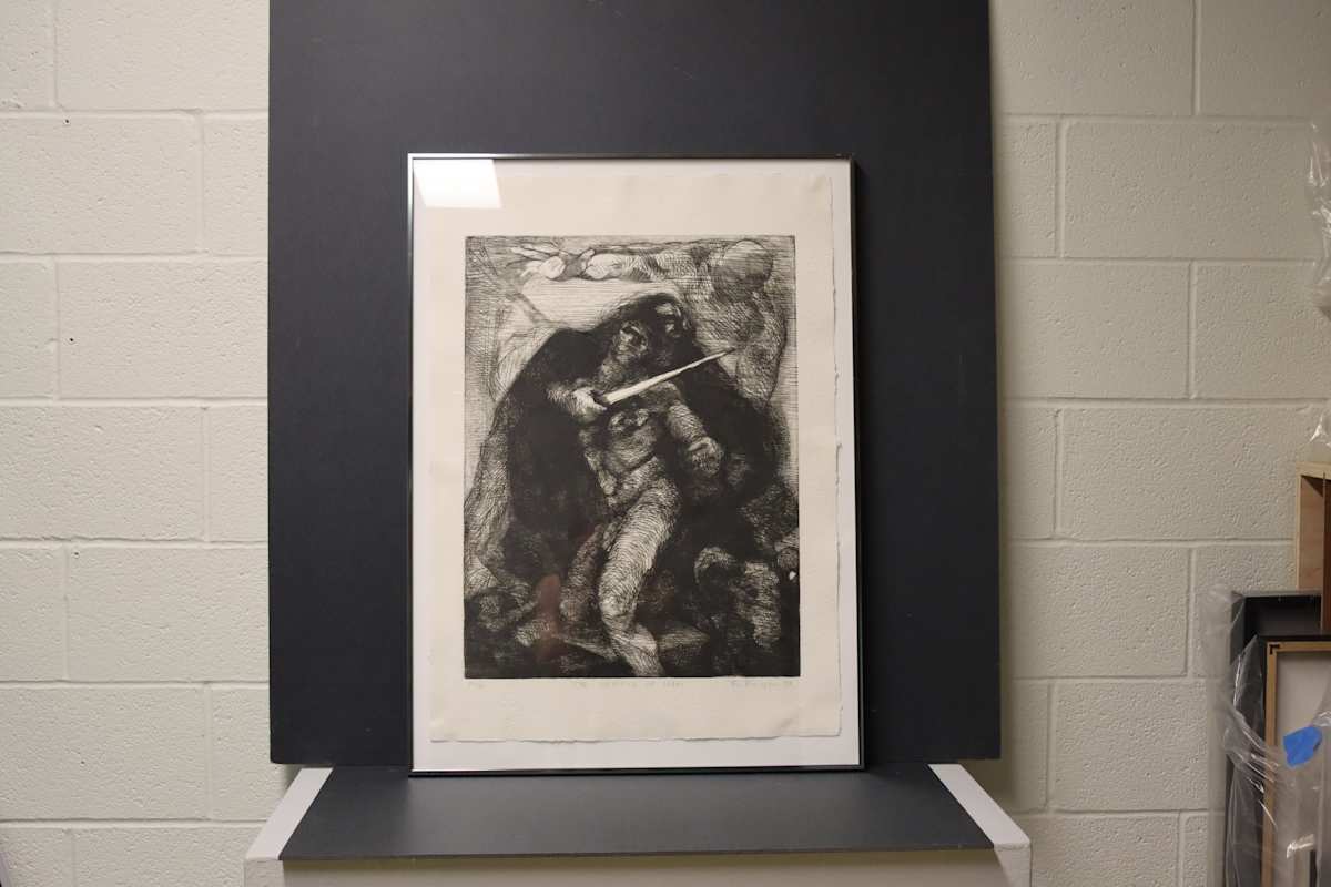 Sacrifice of Isaac from the Florence Portfolio series by Edward Knippers 