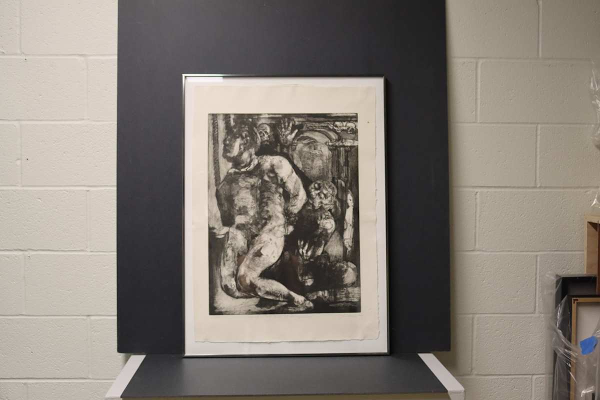 Christ in the House of His Oppressors from the Florence Portfolio series by Bruce Herman 