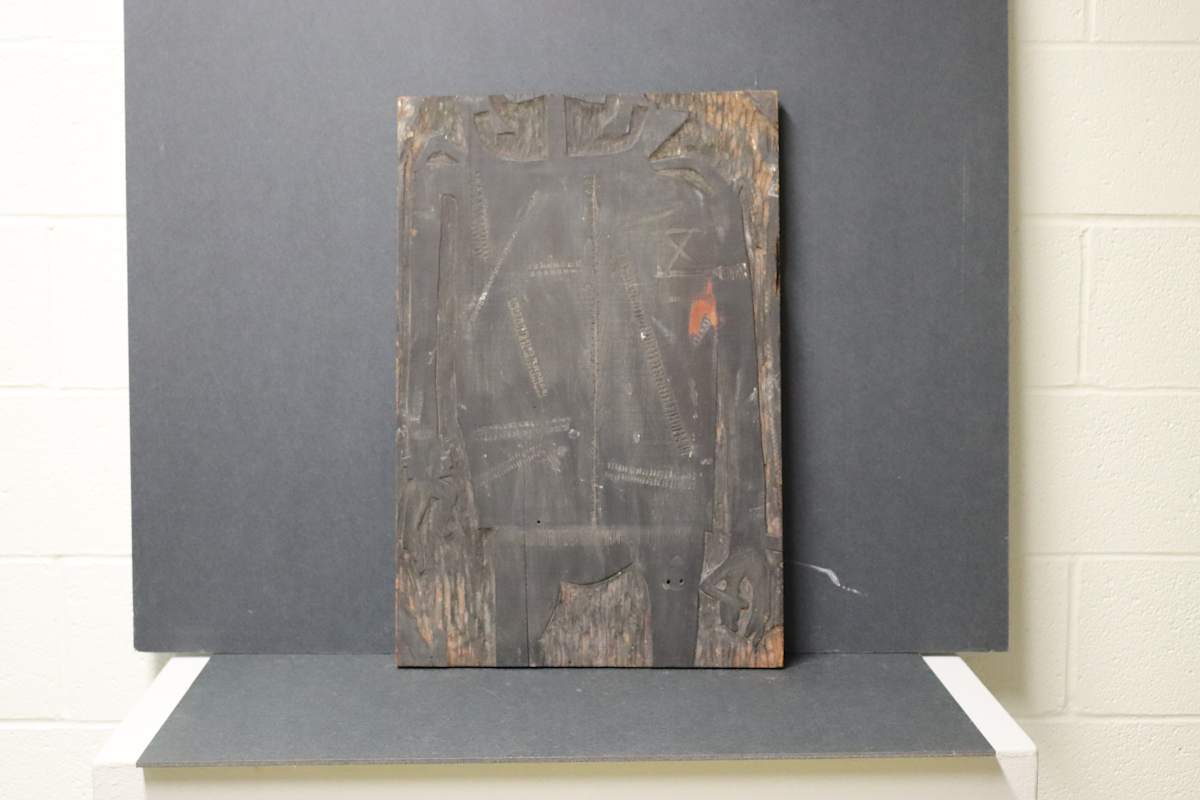 Gladiator (woodblock) by Jerome Kaplan 