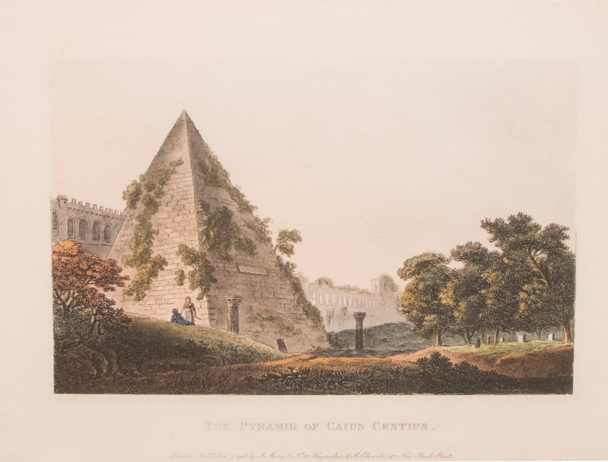 The Pyramid of Caisus Cestius by James A. Merigot 