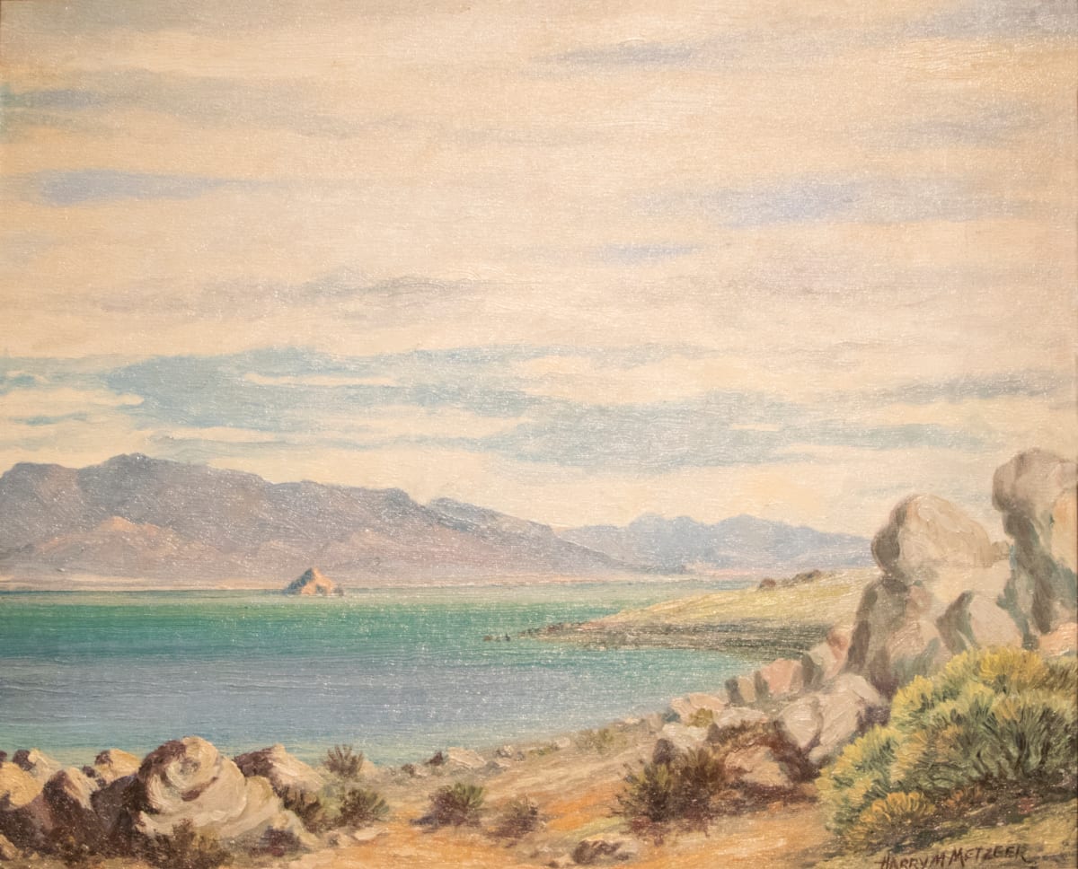 Pyramid Lake by Harry Metzger 