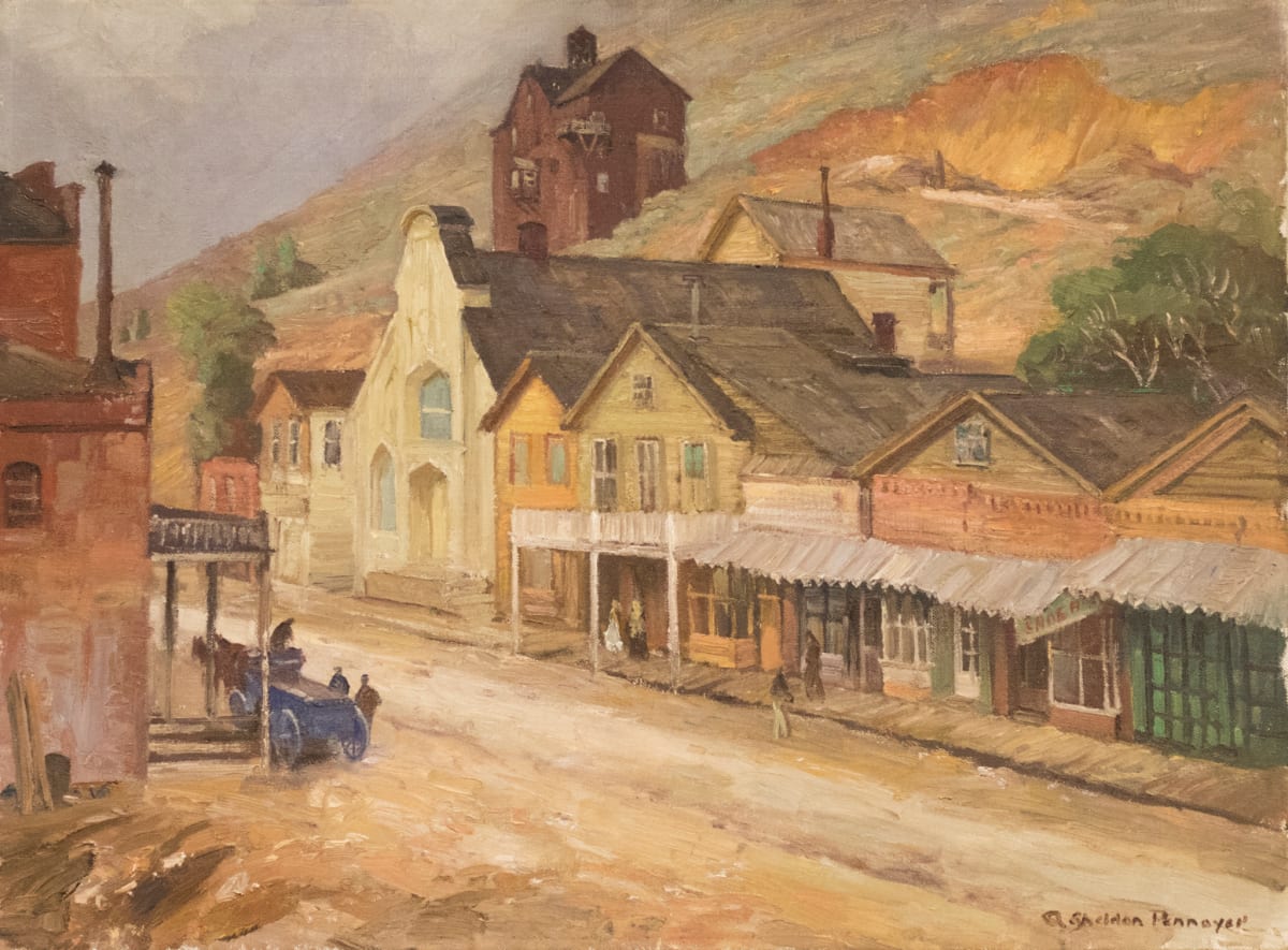 Street in Virginia City by Sheldon Pennoyer 