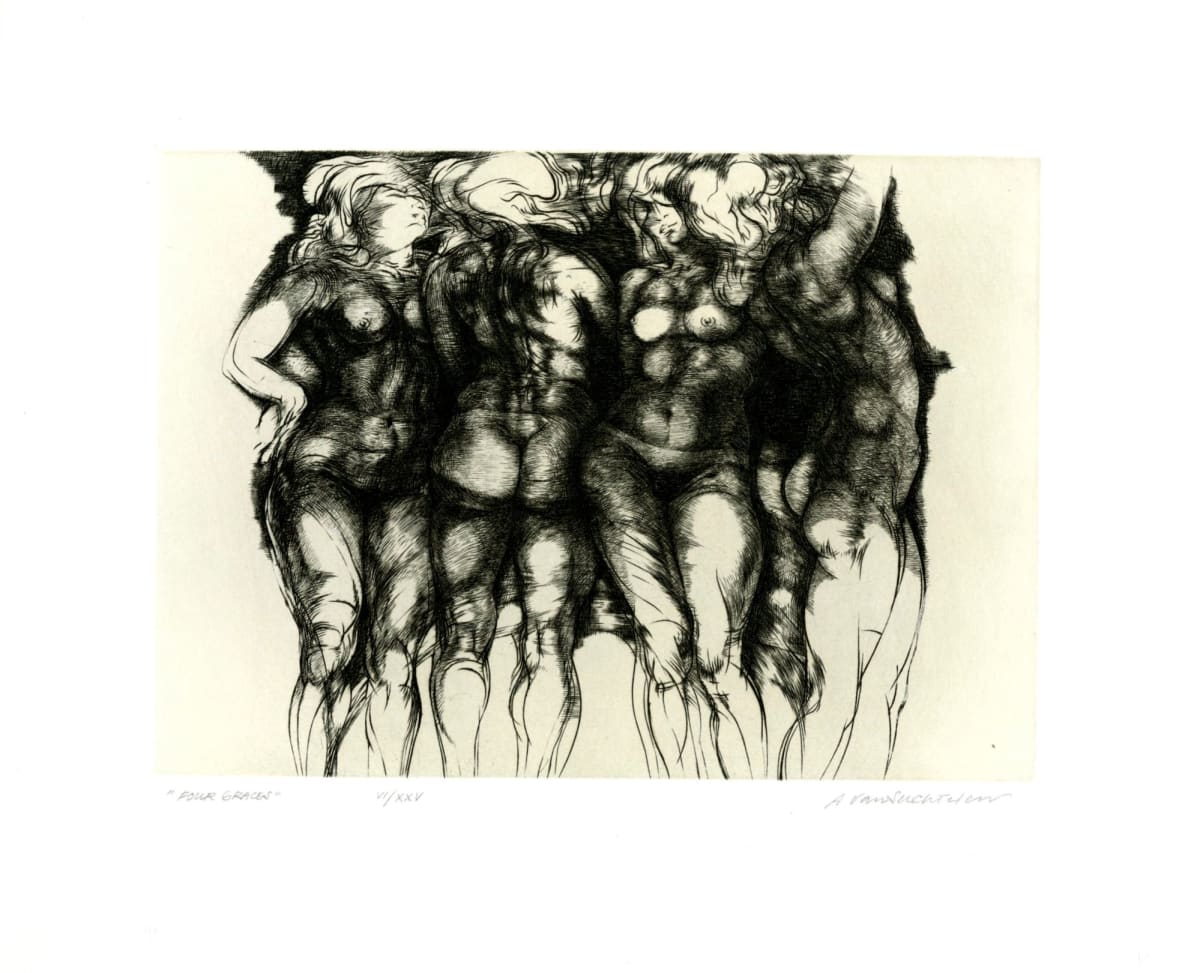 Four Graces by Adrian Van Suchtelen 