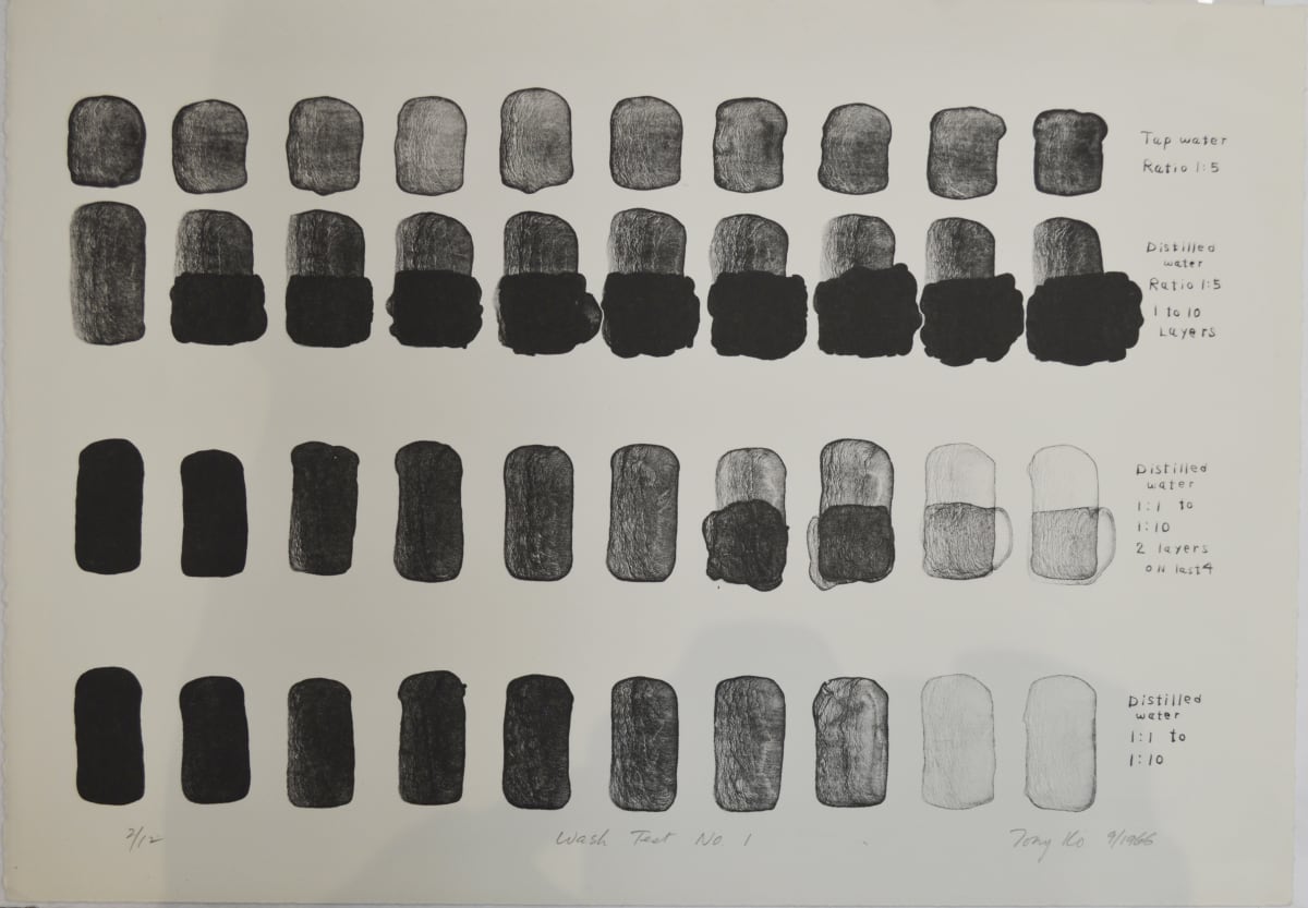 5 Experimental Prints - tests by Anthony Ko 