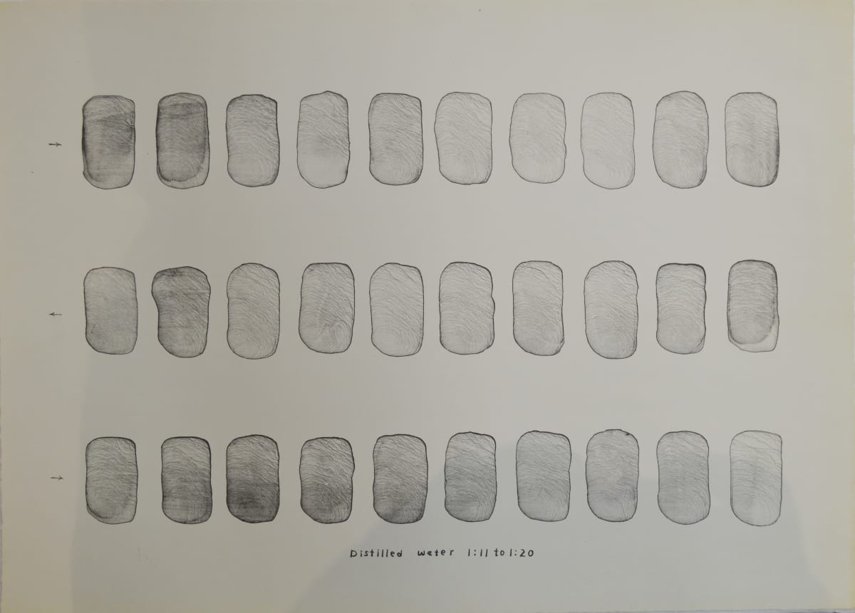 Test Sheet - Tusche and Water by Anthony Ko 