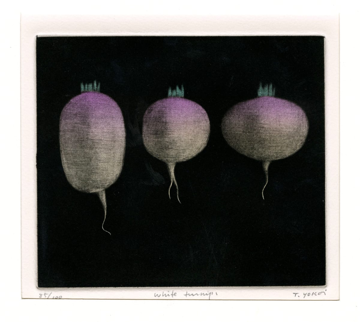 White Turnips by Tomoe Yokoi 