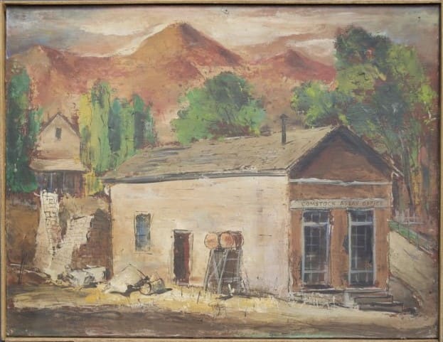 Comstock Assay Office Virginia City, Nevada by Louis Bassi Siegriest 