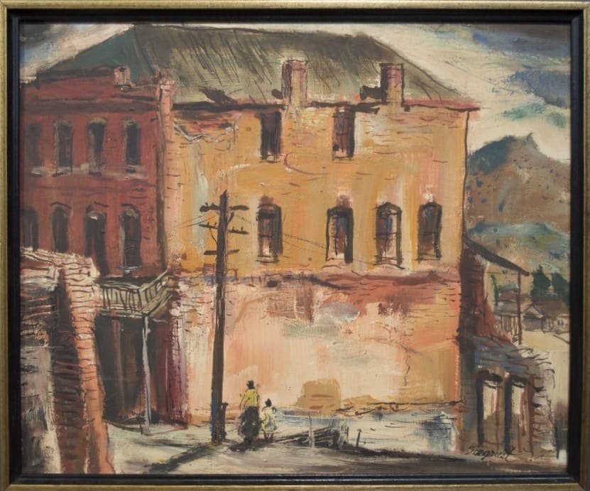 Old Building on "C" Street by Louis Bassi Siegriest 