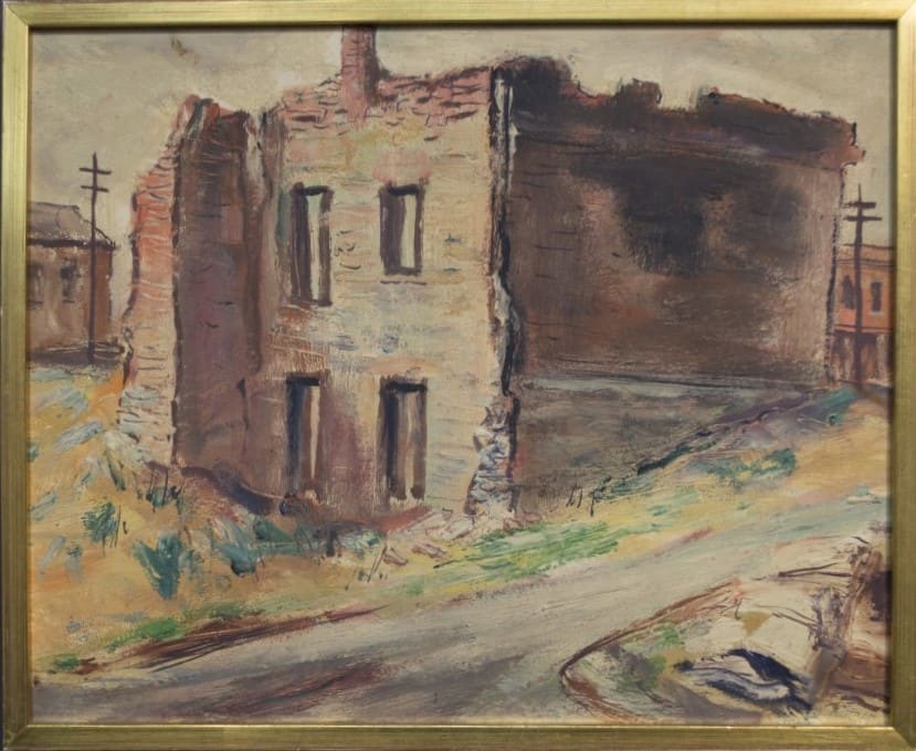 Ruins Below "C" Street by Louis Bassi Siegriest 