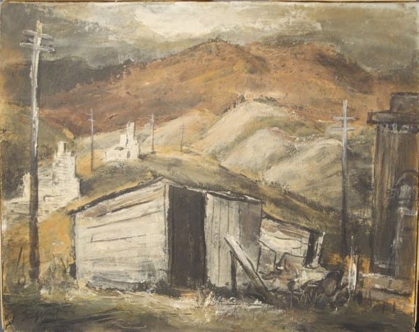 Miners Shack, Gold Hill, Nevada by Louis Bassi Siegriest 