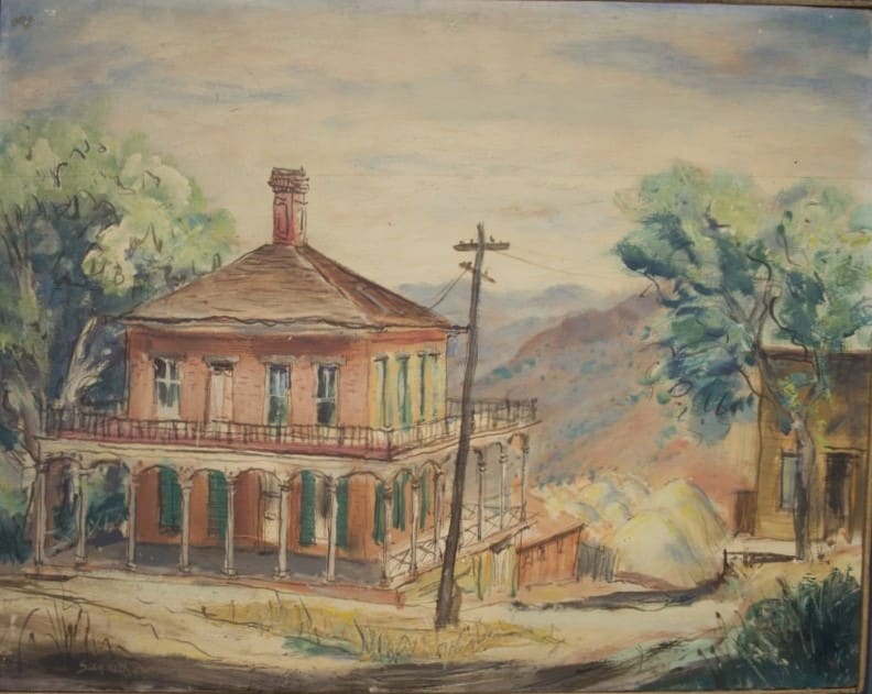 The Mackay[sic] House by Louis Bassi Siegriest 