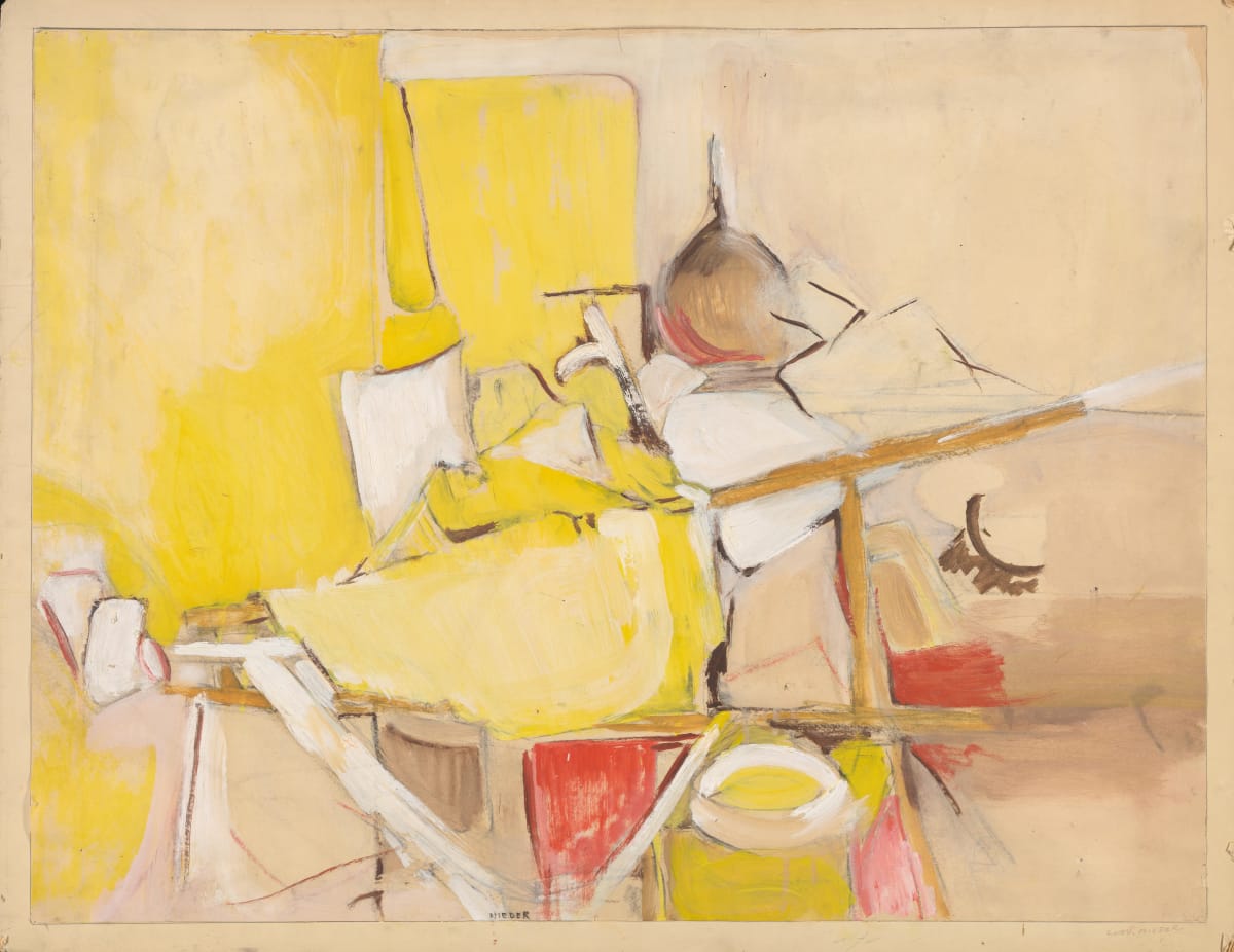 Untitled (Yellow Abstraction) by Lucy Nieder 