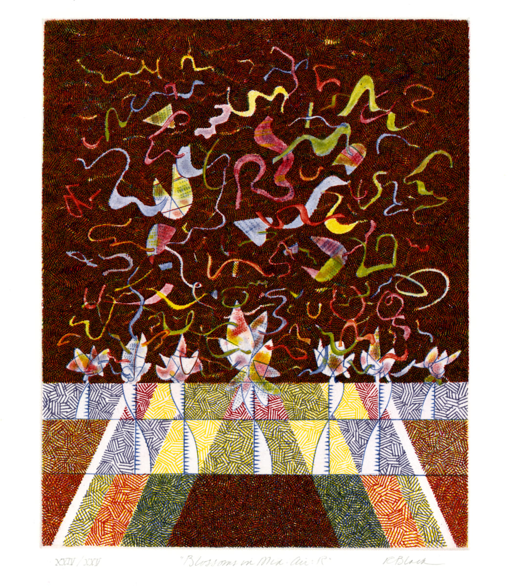 Blossoms in Mid Air: R by Richard Black 